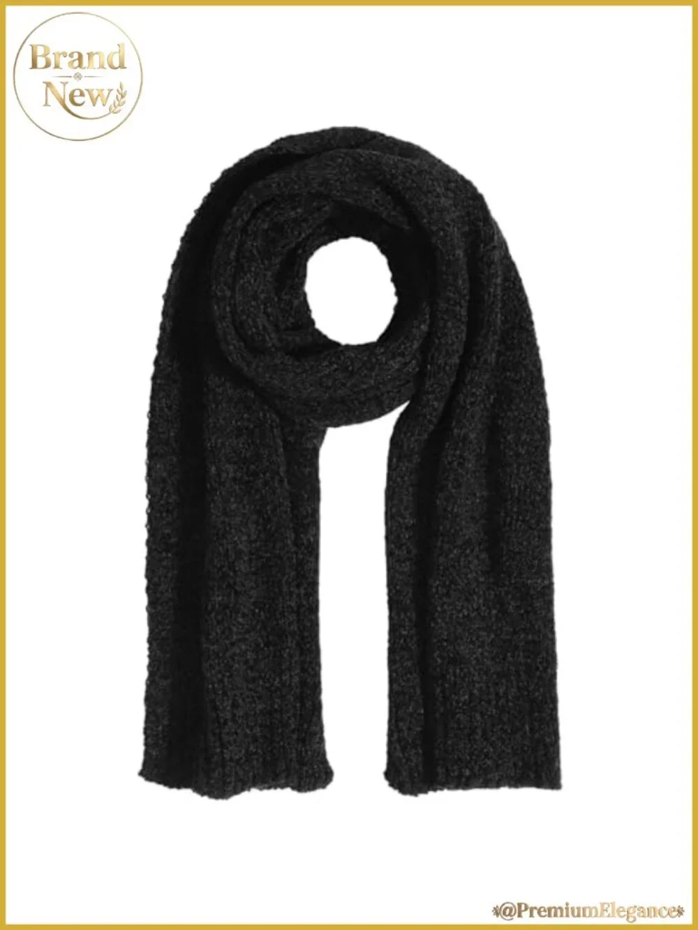 Soft Chenille Winter Scarf Warm Thick Cold Weather Wrap